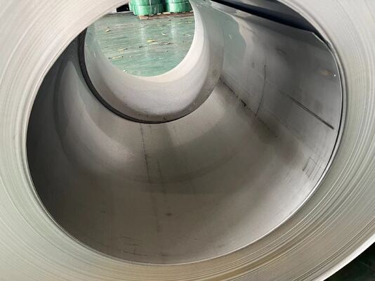 PE Film and Interleaved Paper Stainless Steel 321 430 904L Strip 500mm Width Mill Test Coil Cutting Welding Bending Options